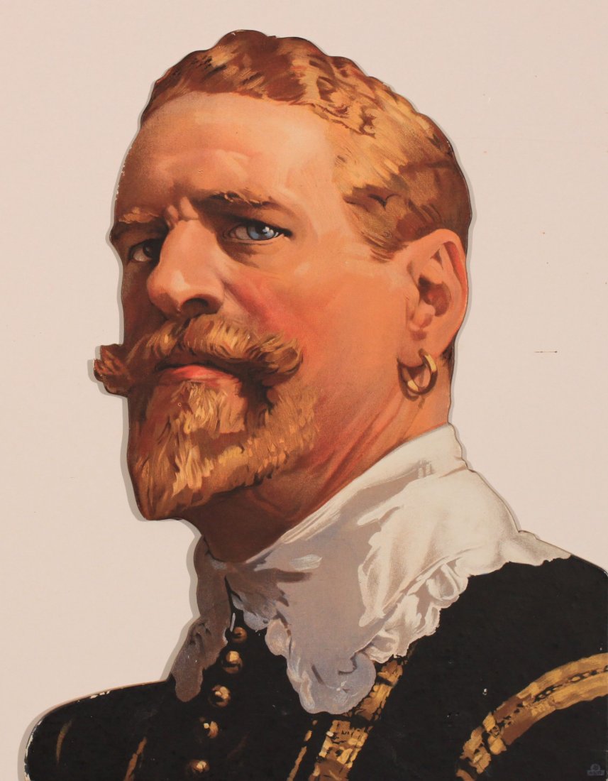 Sept E Scott (1879-1966) Sir Walter Rayleigh, a shaped (1 of 2)