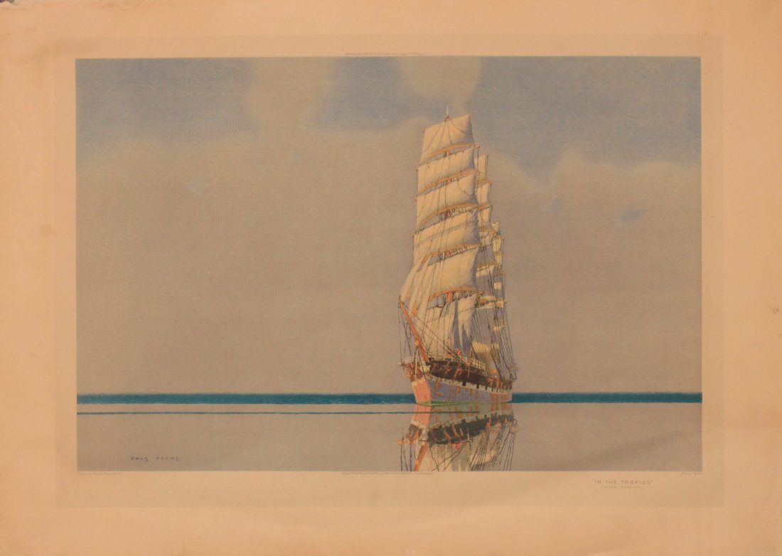 Chas Pears (1873-1958) "In the Tropics" (Wind Coming), (1 of 1)
