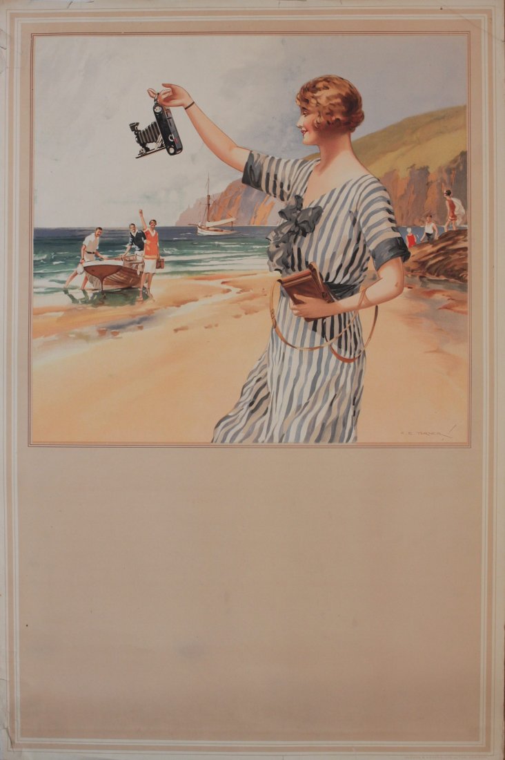 C E Turner (1893-1965) Kodak, original untitled stock (1 of 1)