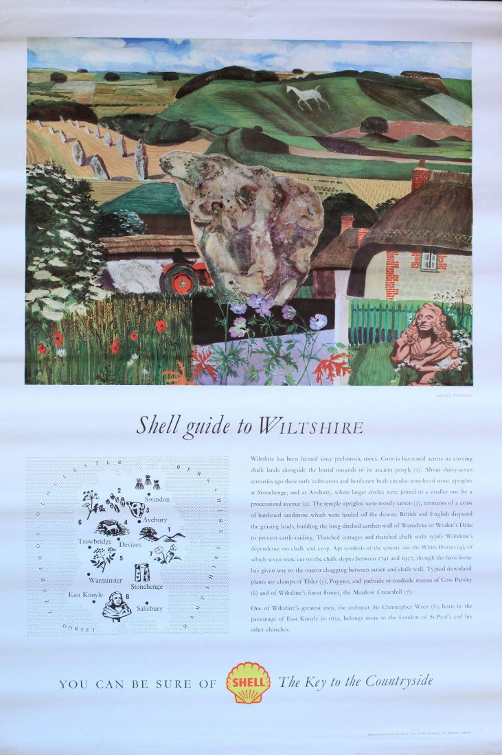 S R Badmin (Stanley Roy 1906-1989) Shell Guides to (1 of 3)