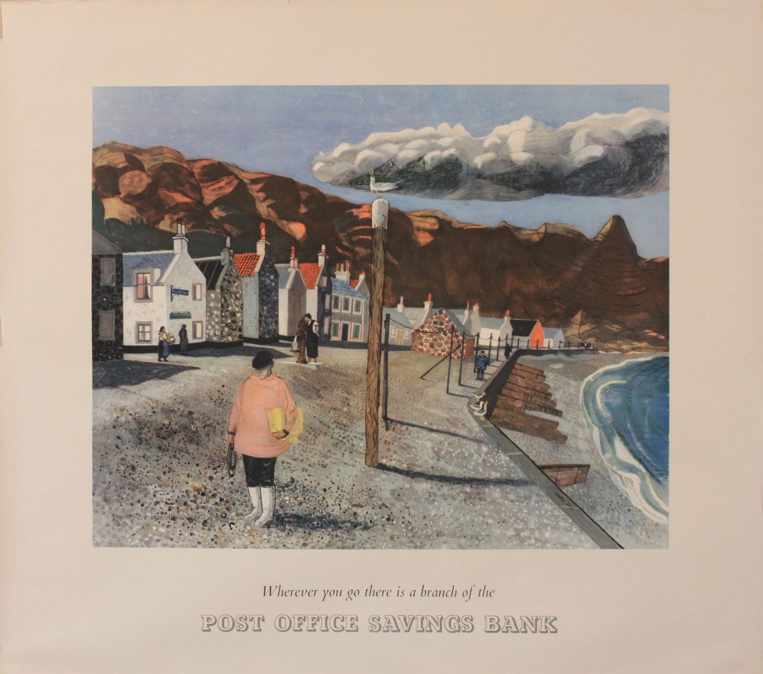 Walter Hoyle (1922-2000) Post Office Pennan (1 of 1)