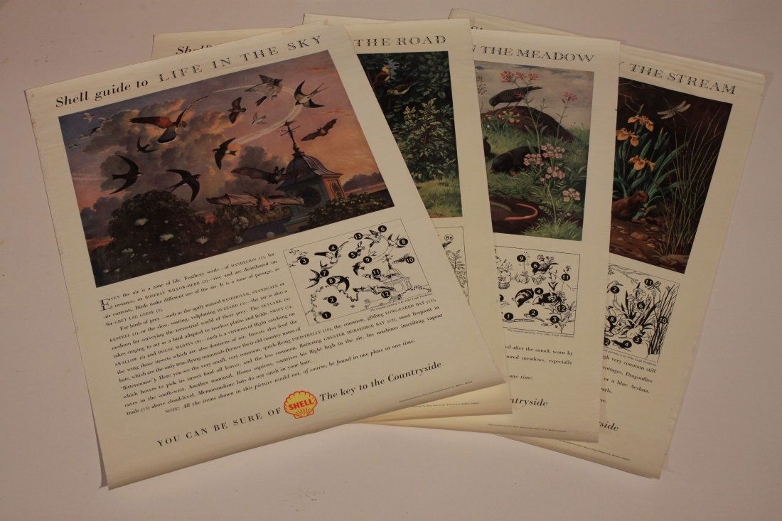 Shell Guide to Life in Series, Meadow, Road, Sky, Corn, (1 of 2)