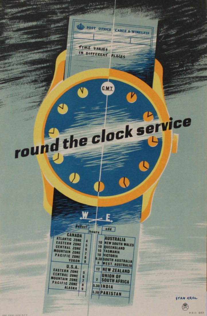 Stan Krol (born 1910) Round the clock service, printed (1 of 1)