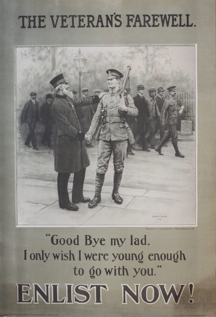 Frank Dadd (1851-1929) The Veteran's Farewell Enlist (1 of 2)