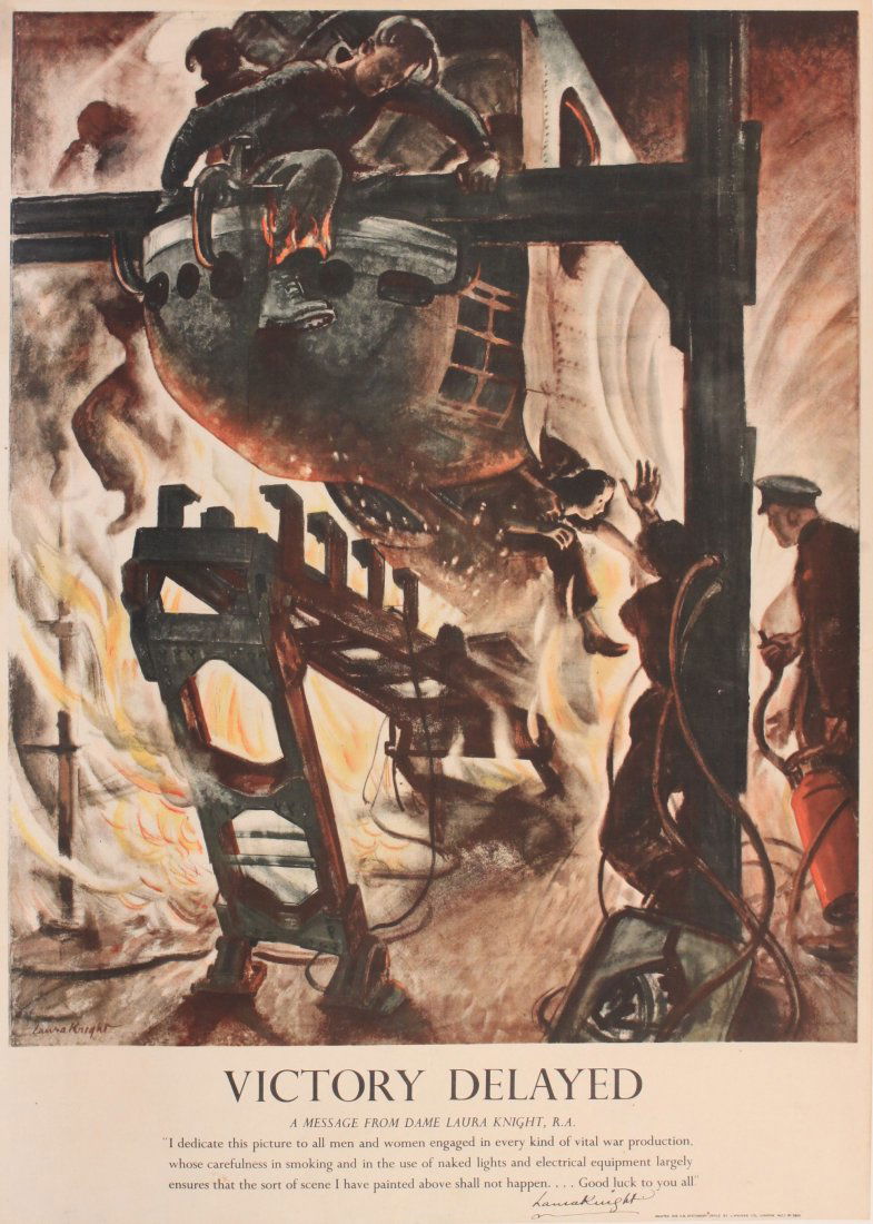 Laura Knight (1877-1970) Victory Delayed, original (1 of 1)