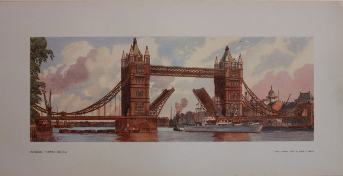 John L Baker (born 1922) London Tower Bridge, LNER (1 of 1)