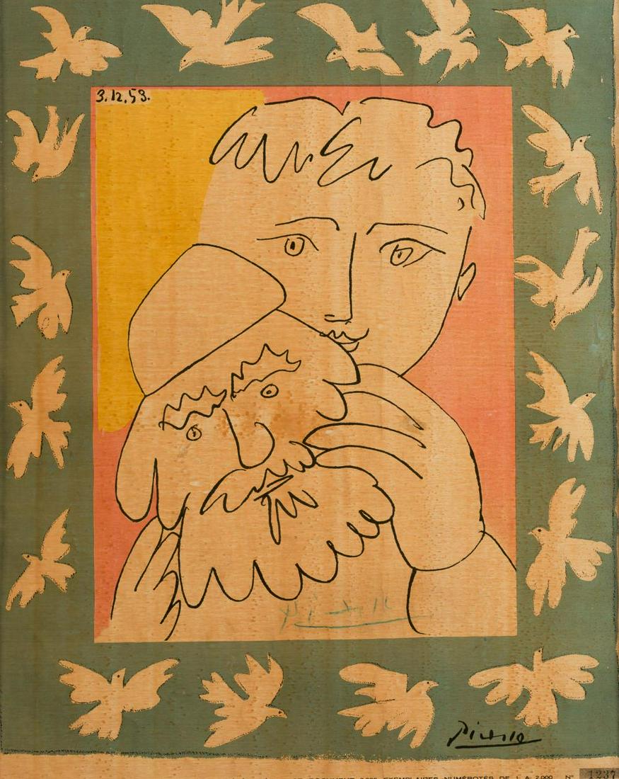 PABLO RUIZ PICASSO - "Niño con máscara de (1 of 1)