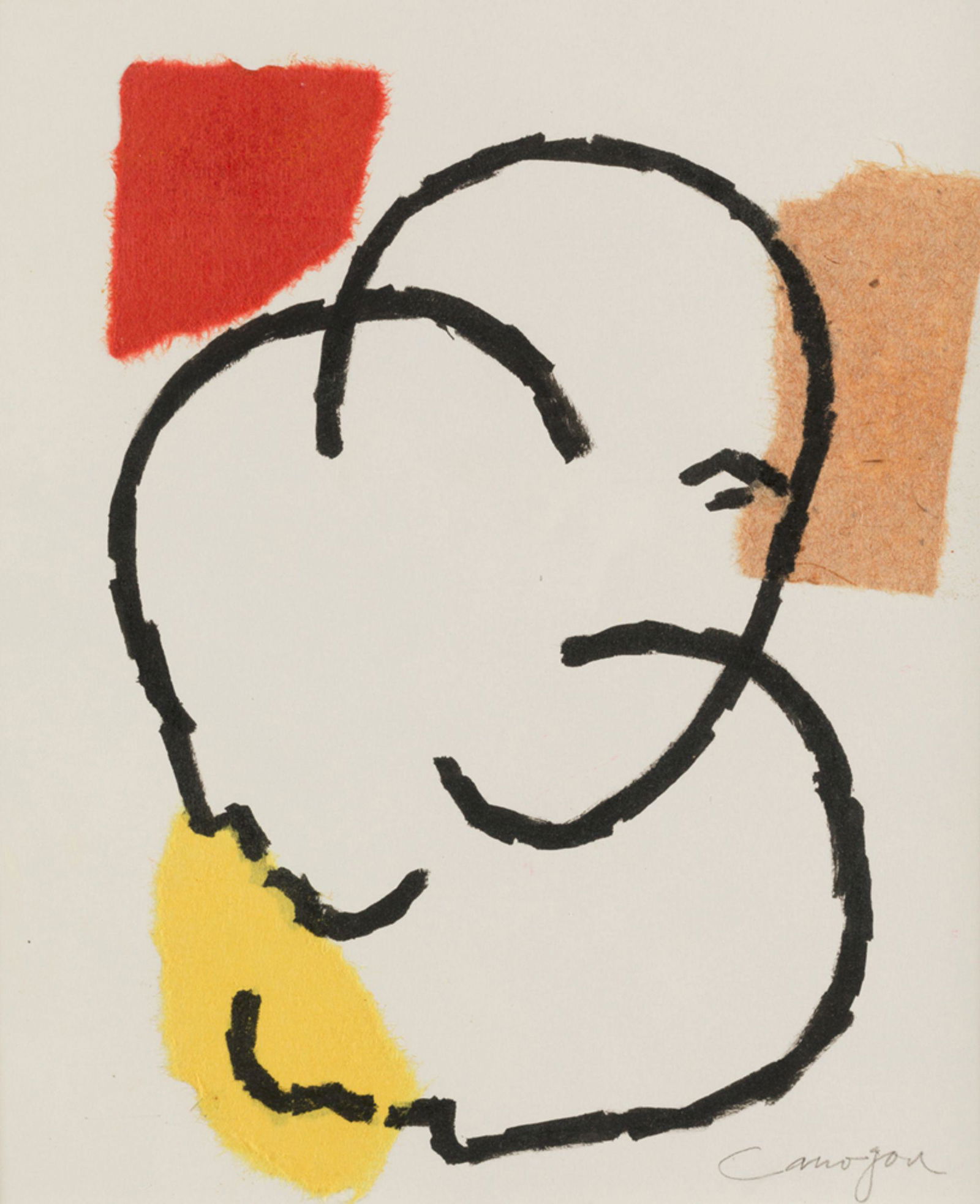 Composition, sketch: RAFAEL CANOGAR Signed in pencil in the lower right corner