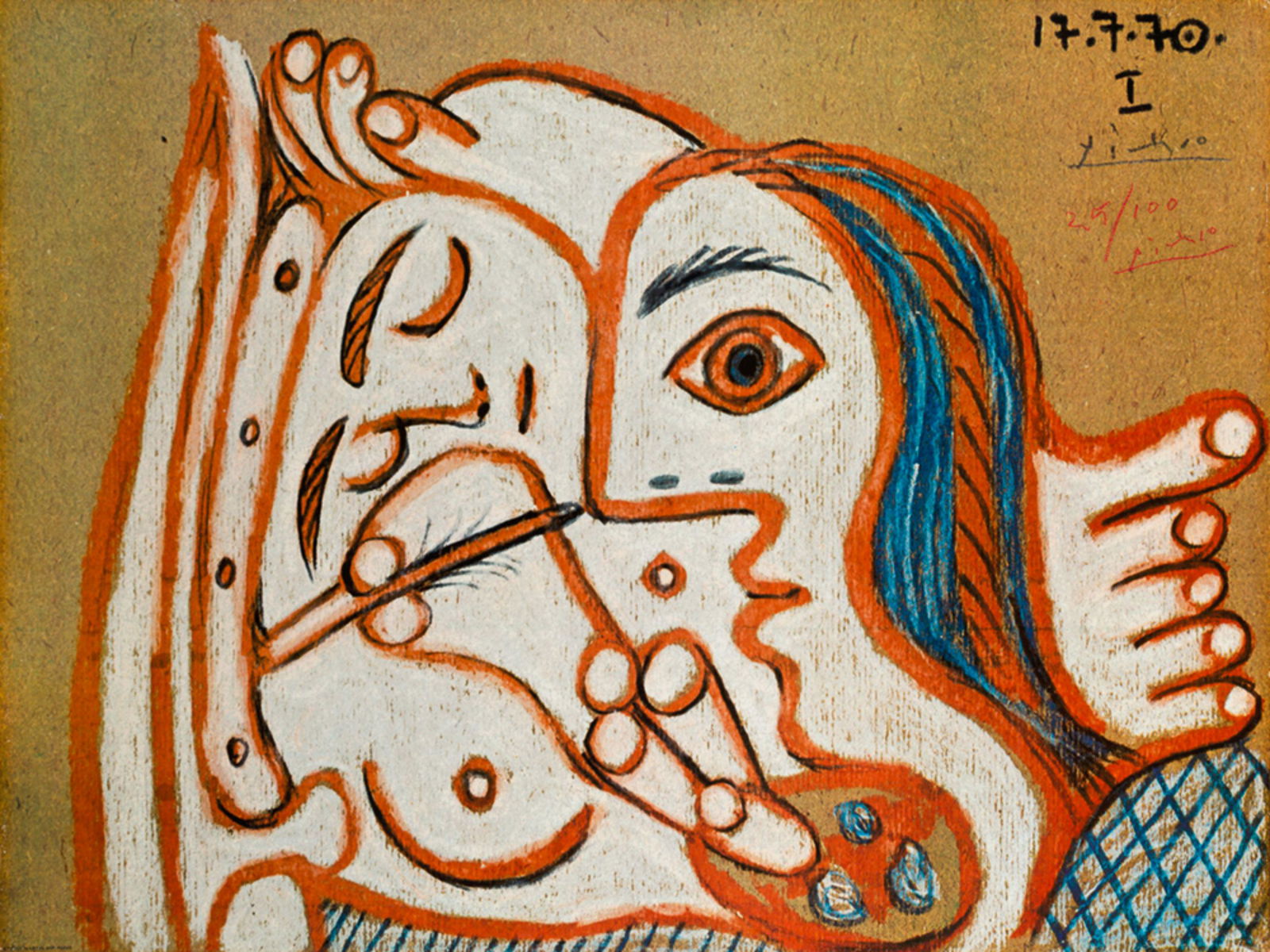 The Painter and the Model, 1970 (1 of 1)