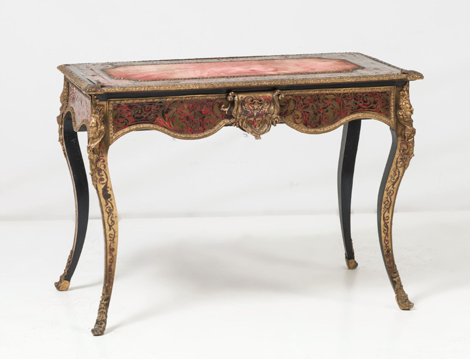 Napoleon III XIX c. desk table "Boulle" (1 of 1)