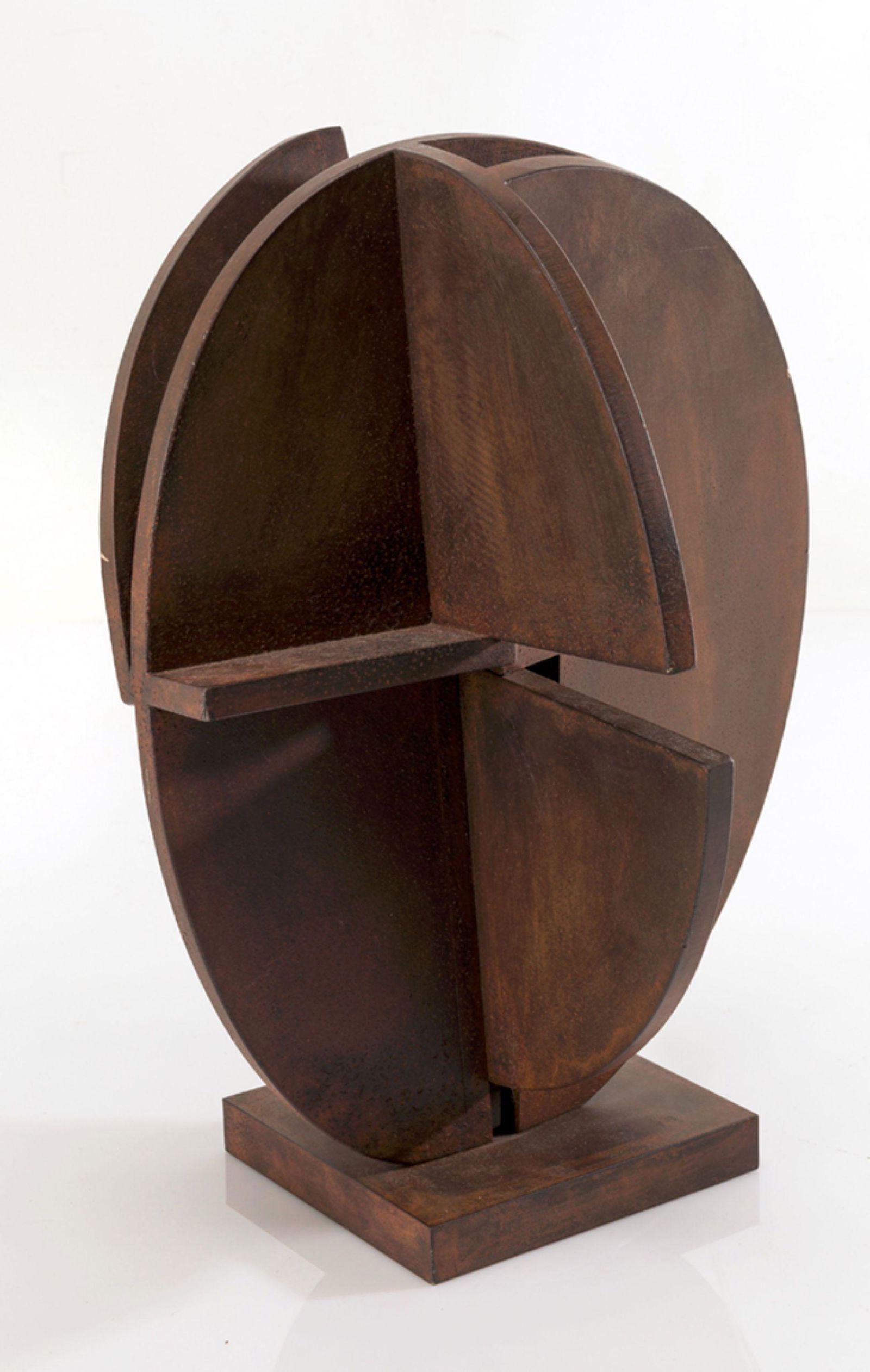 RAFAEL CANOGAR "Romeo", 2006: Stainless steel . Signed and numbered 4/7 on the back. Edition: 7 copies + 3 P.A. FundiciÃ³n: Taller de JosÃ© Luis Ponce, Madrid Work reproduced in Rafael Canogar's on-line catalog with cat. no. 2