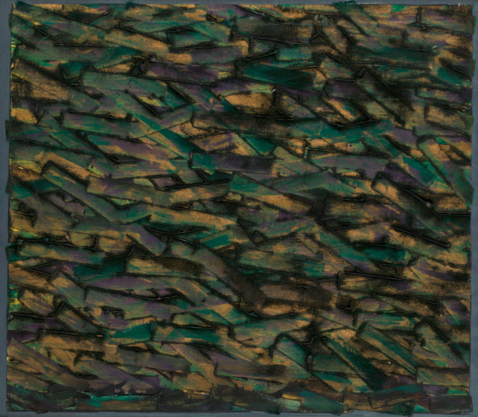 RAFAEL CANOGAR "P-14-80", 1980: Oil on canvas. Inscription, signature and date on the back: "'P-14-80' / Canogar / 1980" PROCEDURE - Artist's collection, Madrid - Private collection, Madrid [2009] BIBLIOGRAPHY - FOG, Antonio: "Rafae