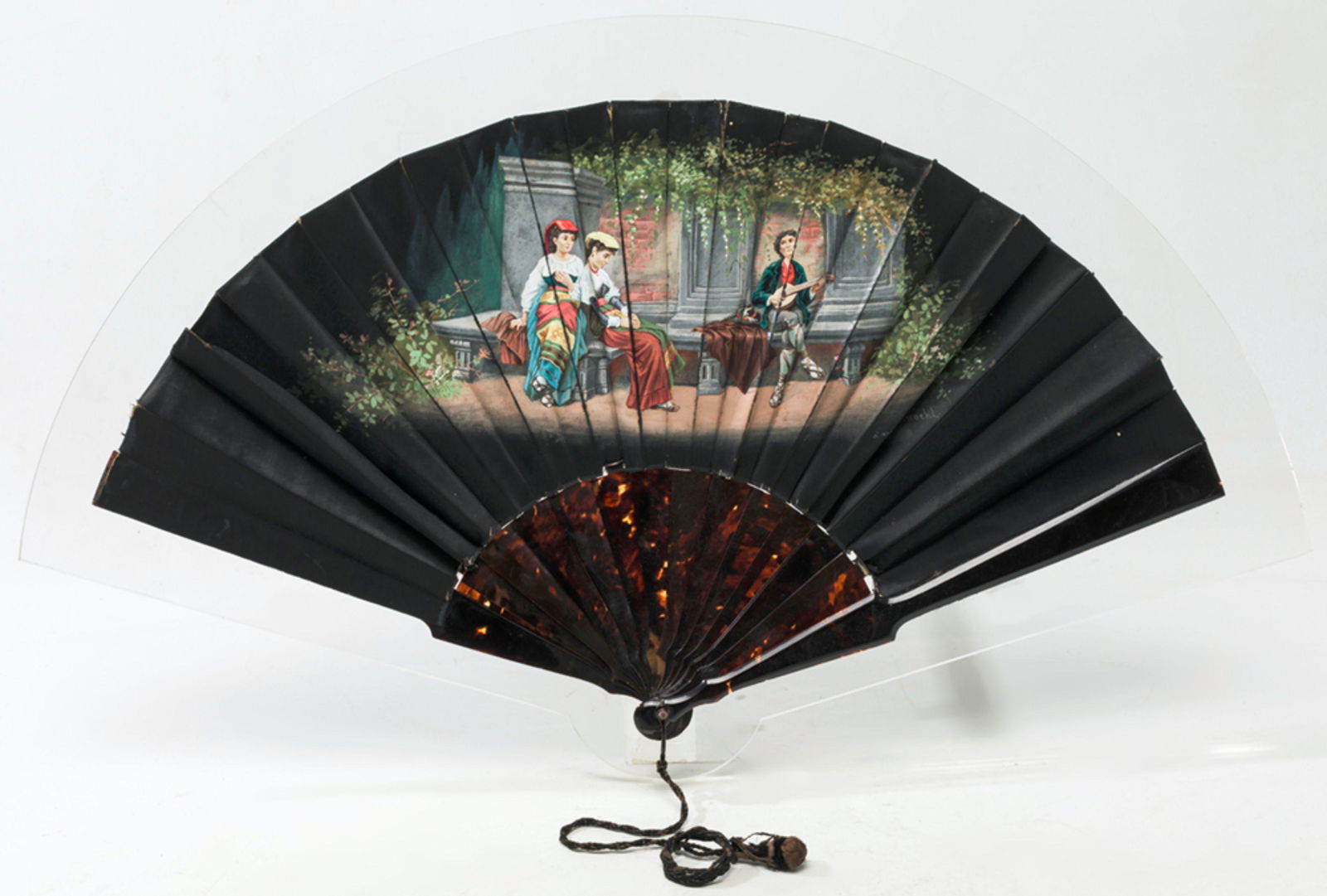19th century fan, peasant women (1 of 1)