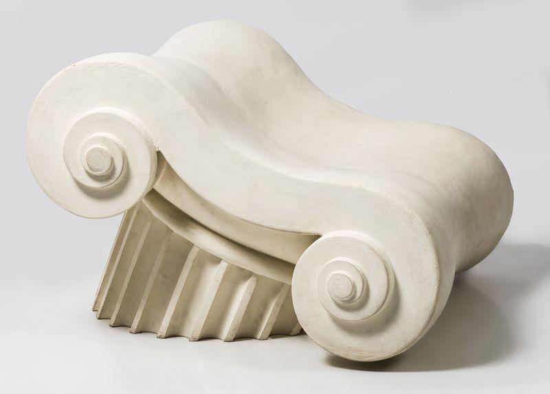 Capitello armchair Studio 65 c.1972: Capitello" armchair, design by Studio 65 from 1972, manufactured by Gufram in polyethylene and rubber in 1986.