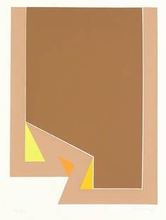 JORDI TEIXIDOR (1941 / .) "No title", 1972: Signed, dated and justified 92/300 at bottom in pencil . Serigraphy. 69,5 x 49,5 cm