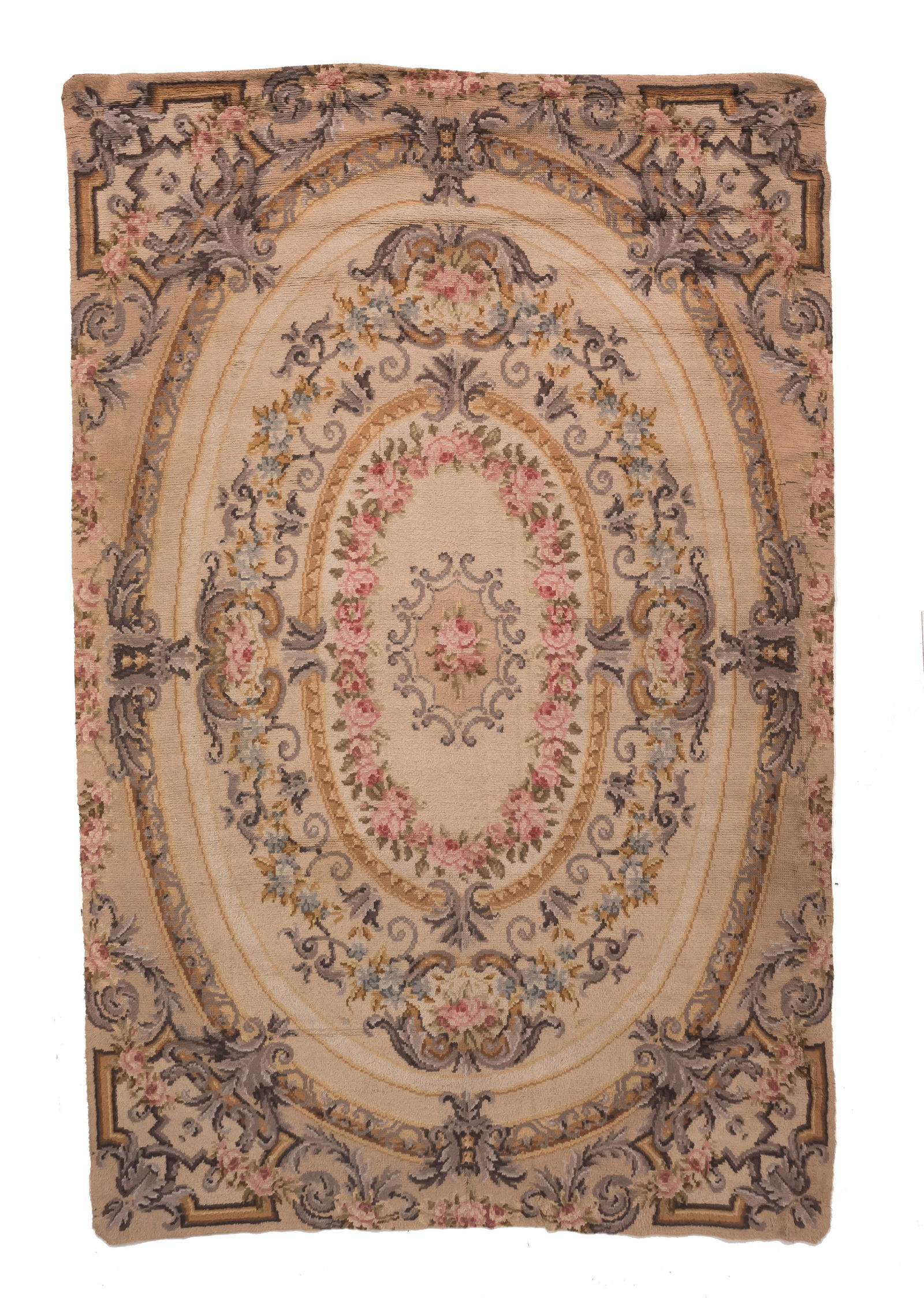 Spanish rug Aubusson design (1 of 1)