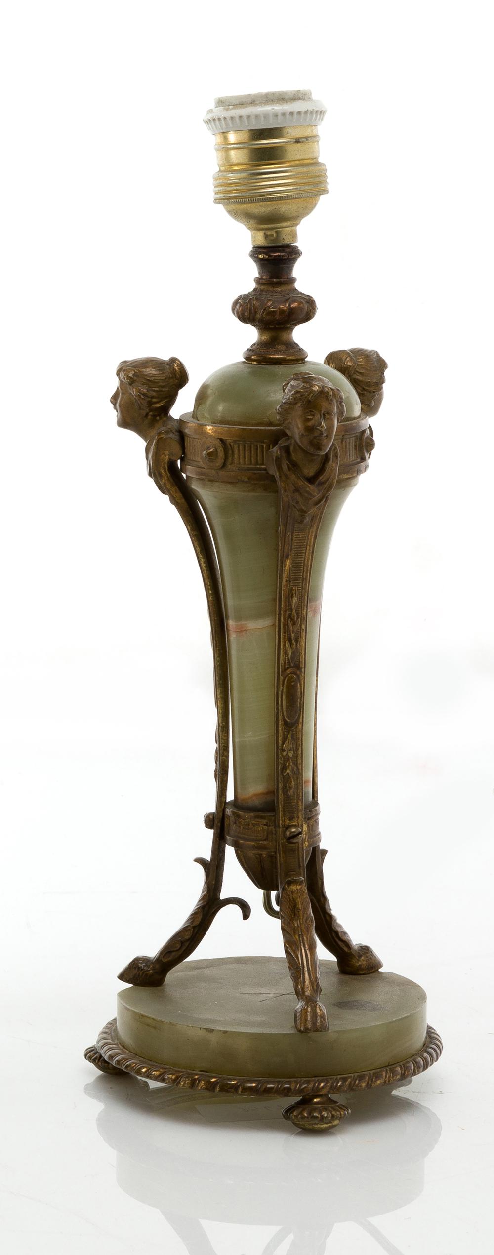 Green jasper floor lamp (1 of 1)