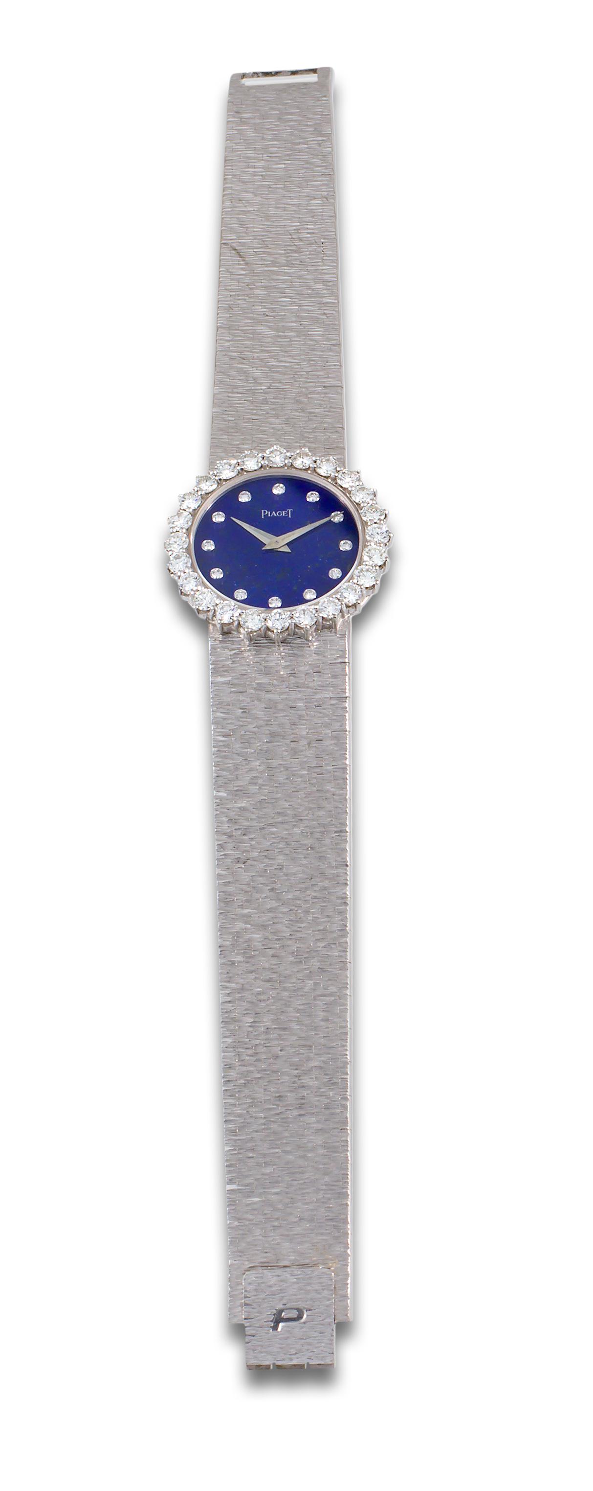 Piajet gold and diamond watch (1 of 1)