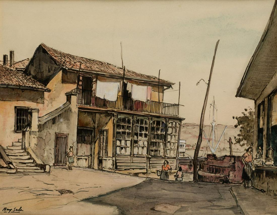 JUAN BAYÃ“N SALADO (BAY SALA) (1912 / 1995) "Landscape (1 of 1)