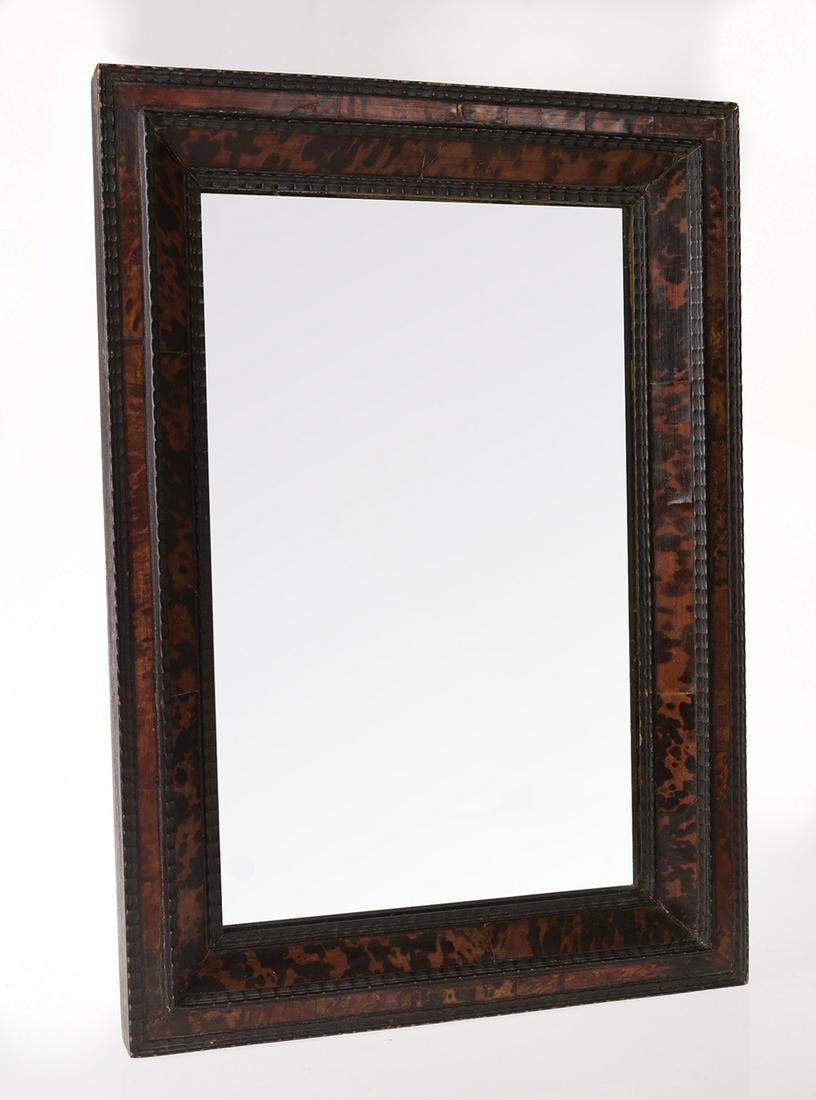 Framed mirror, Dutch style, 19th c. (1 of 1)