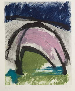 JORDI TEIXIDOR. Valencia (1941). "Natural cave". , 1986. Footprint: 47 x 39 cm.: Signed and dated in pencil in the lower right corner and justified 51/75. Engraving. Imprint: 47 x 39 cm