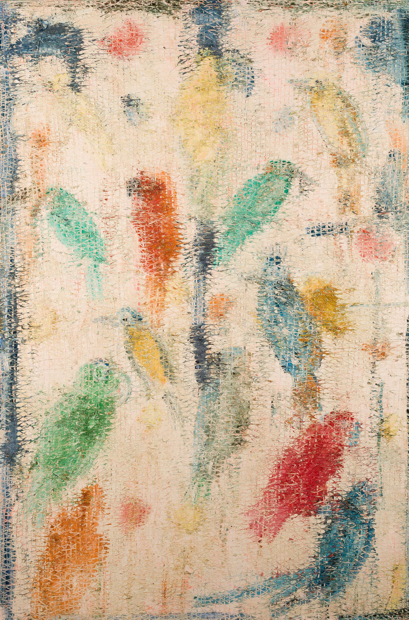 HUNT SLONEM USA (1951) "Picul 211", 1994: Oil on canvasOn the back signed, dated and titled. 168 x 111,5 cm
