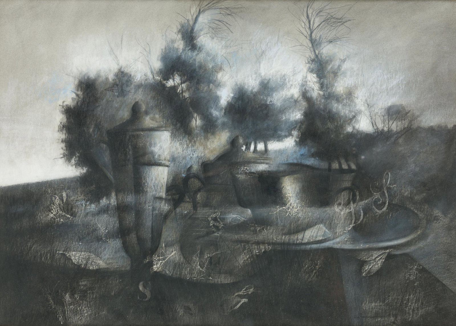 ROLANDO CAMPOS Seville (1947) / Morocco (1998) "Still life in landscape", 1978 (1 of 1)