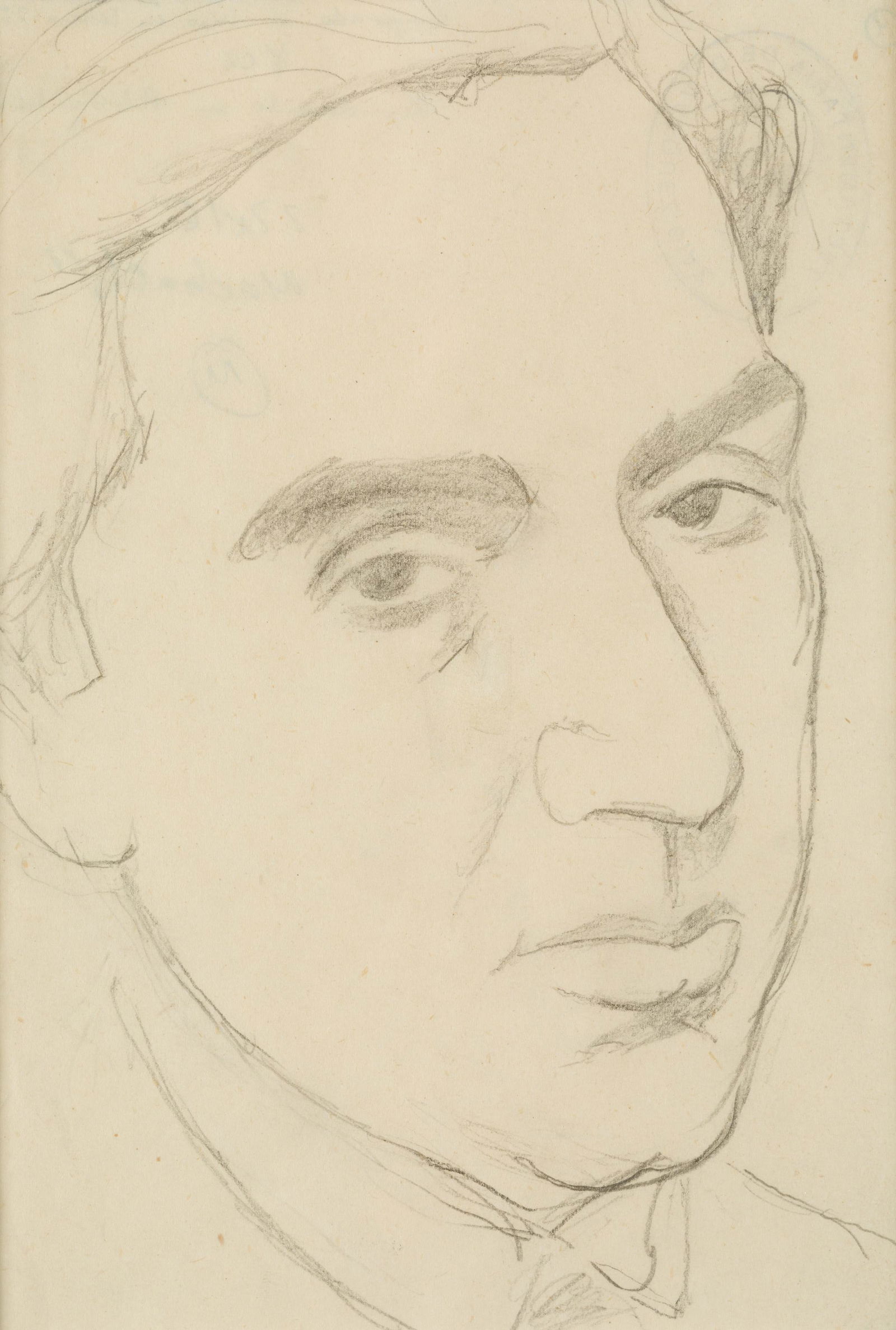 DANIEL VÃZQUEZ DÃAZ Nerva (Huelva) (1882) / Madrid (1969) "Portrait of Antonio Machado". (1 of 1)