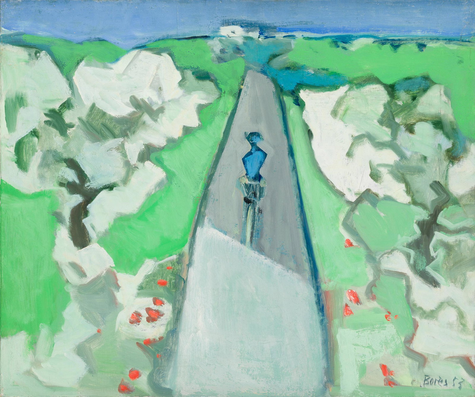 FRANCISCO BORES Madrid (1898) / Paris (1972) "La route", 1953 (1 of 1)