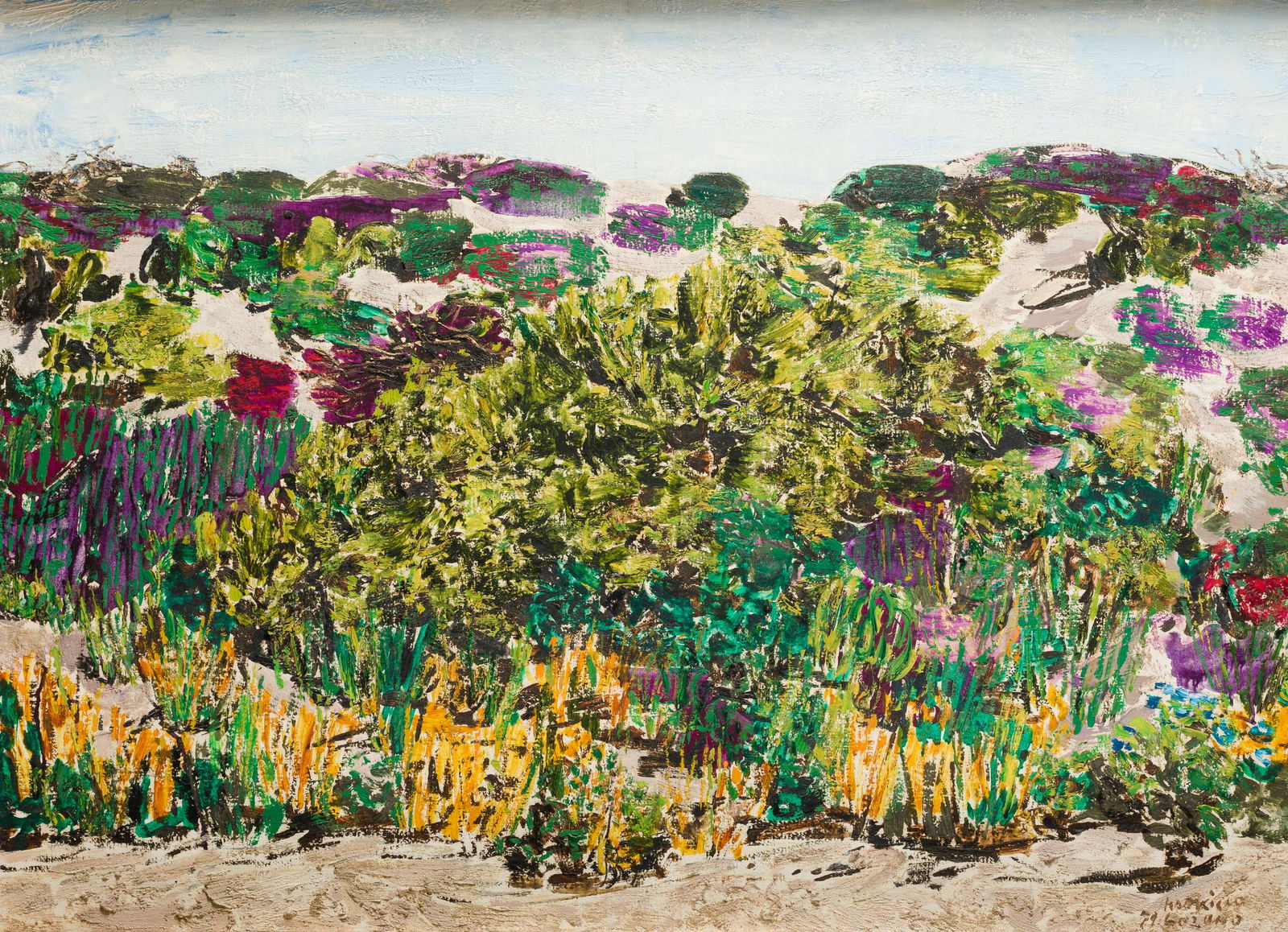 FRANCISCO LOZANO SANCHÃS Antella, Valencia (1912) / Valencia (2000) "Landscape", 1971 (1 of 1)