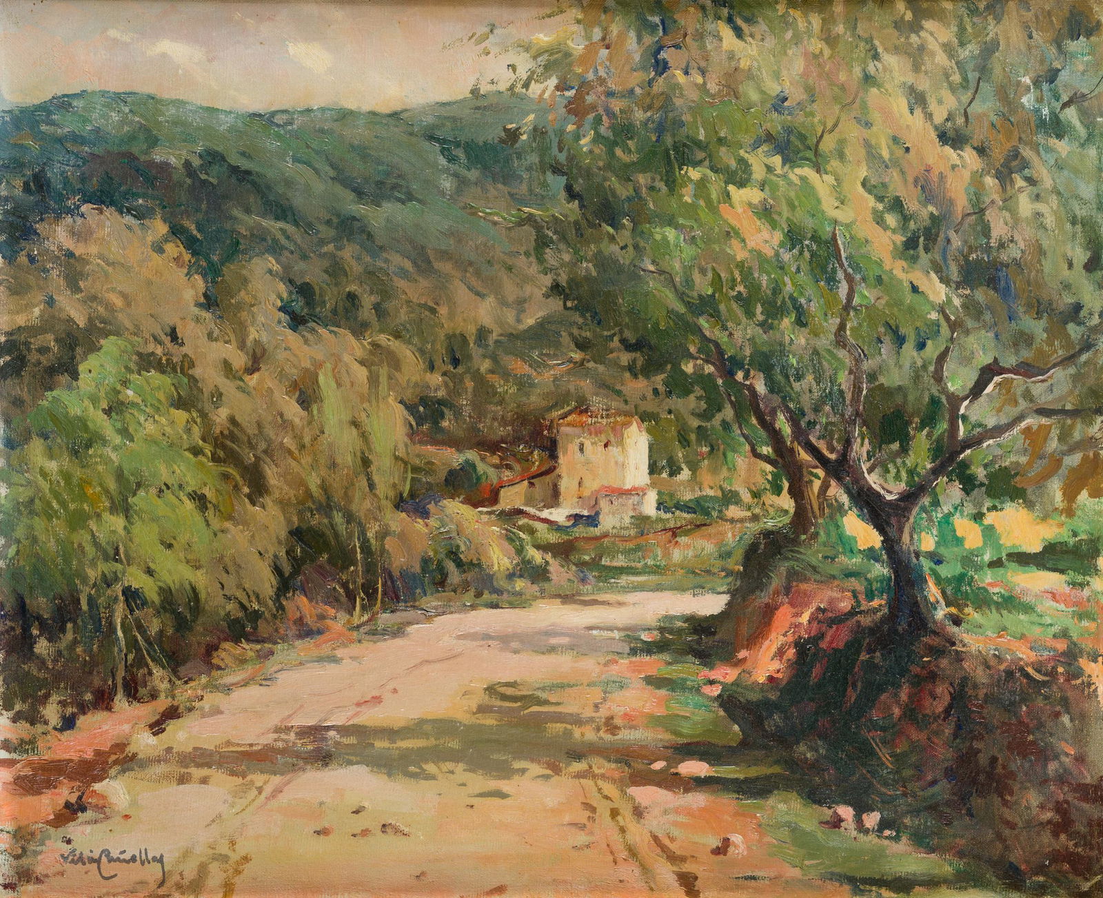 JOSE MARIA VILA CANYELLES Vic (Barcelona) (1913) / (2001) "Landscape". (1 of 1)