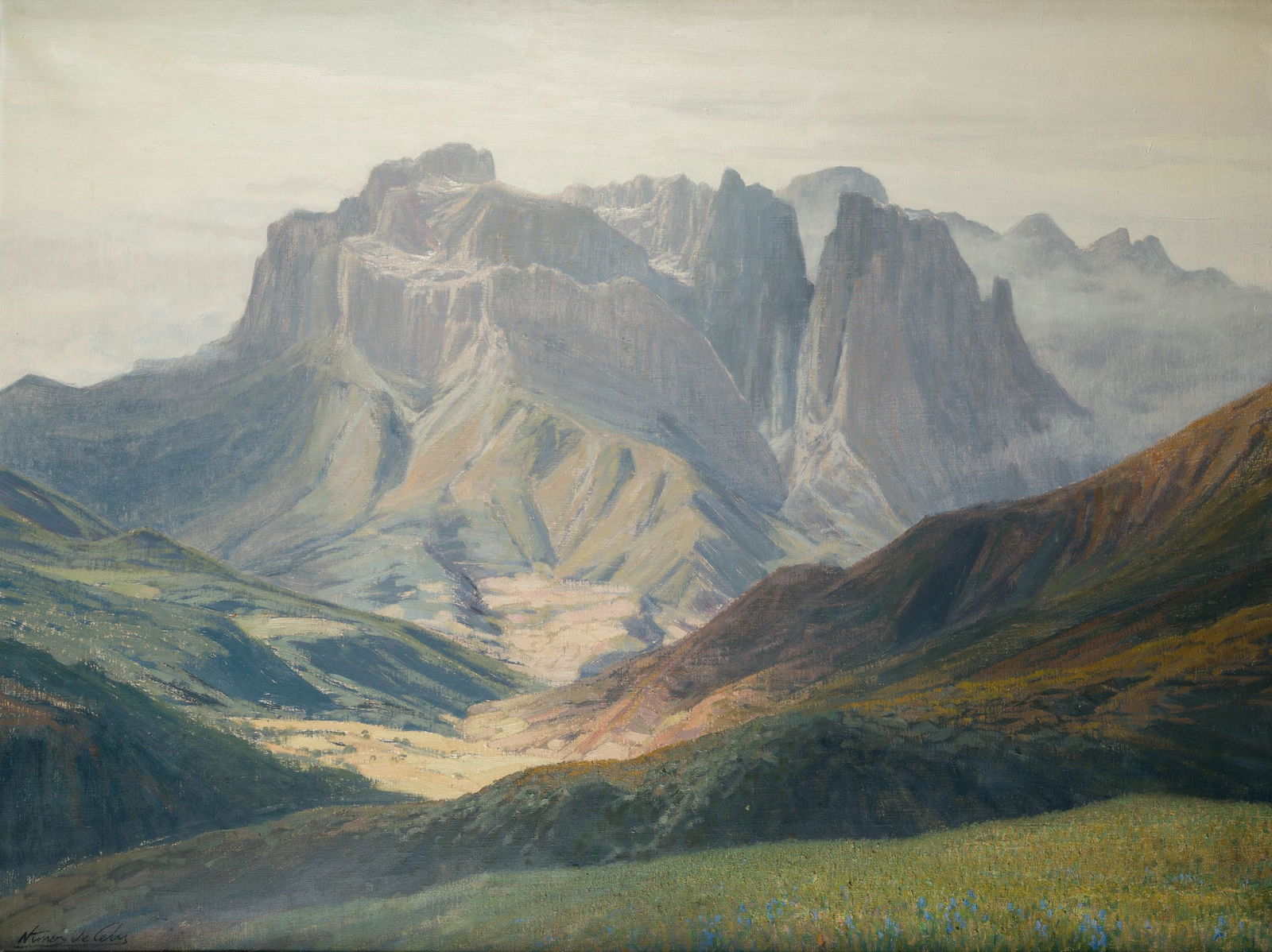 FRANCISCO NÃšÃ‘EZ DE CELIS Madrid (1919 / 1996) "Picos de Europa", 1962 (1 of 1)