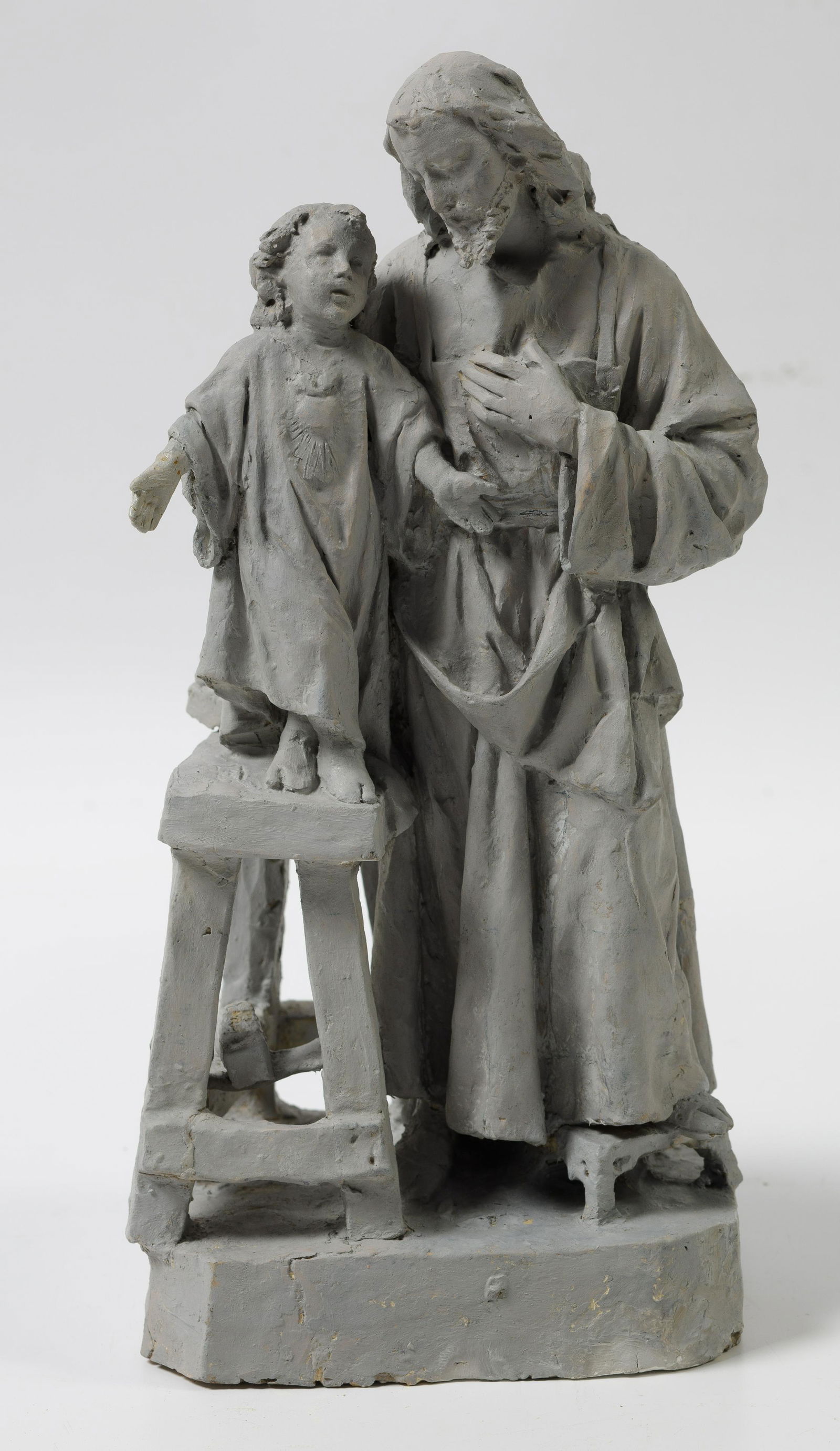 JOSÃ‰ MARÃA PONSODA BRAVO Barcelona (1882) / Valencia (1963) "Saint Joseph the Worker with the (1 of 1)