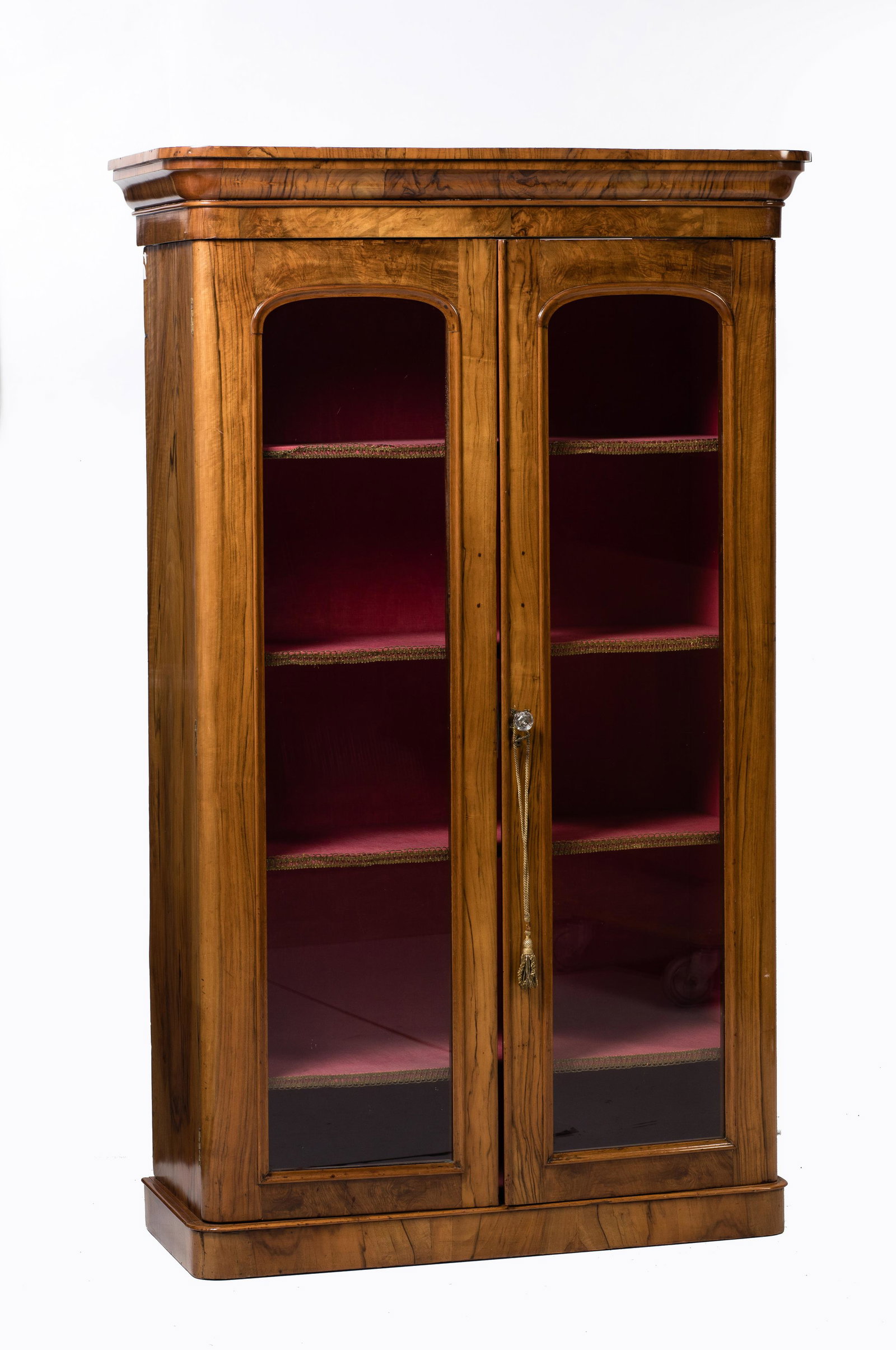 Louis Philippe walnut root cabinet, France, S. XIX. (1 of 1)