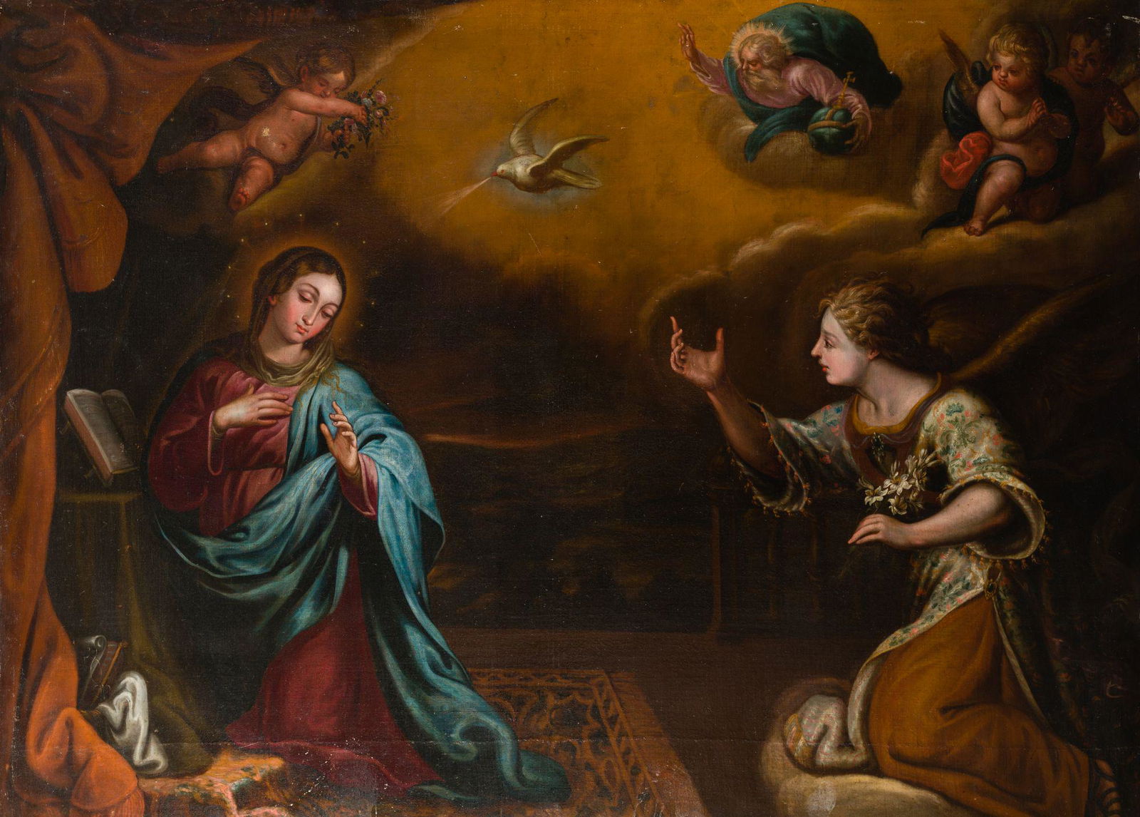 Oil on canvas The composition of this painting, although more simplified, is inspired by the works (1 of 1)