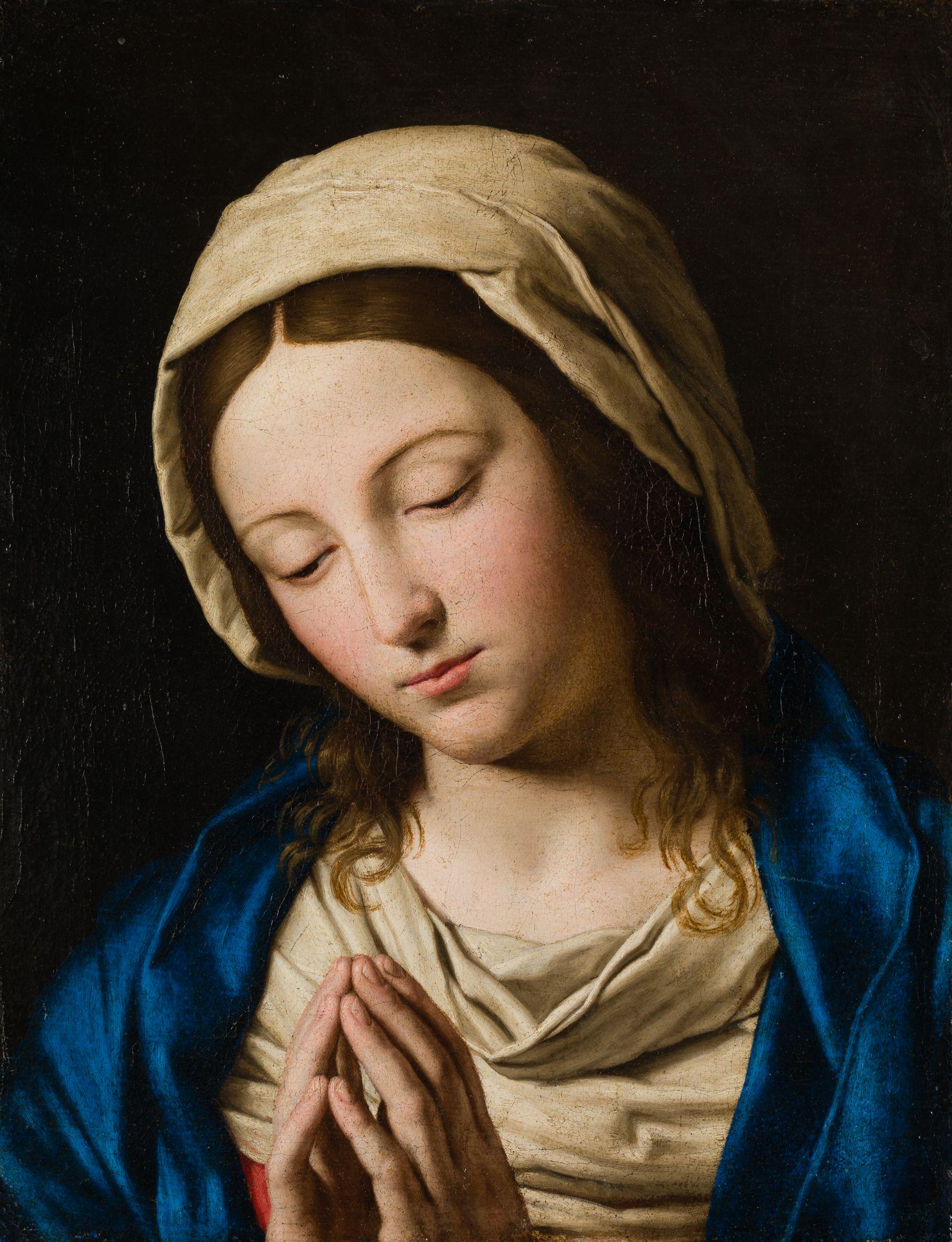 Oil on canvas. Provenance:  - Private collection, Madrid.  Bibliography and exhibitions: Praying (1 of 1)