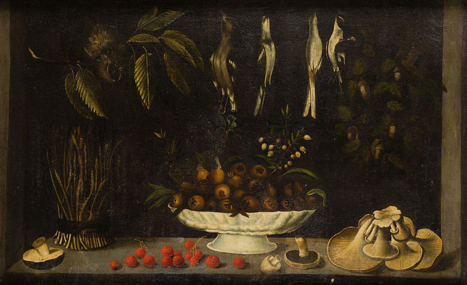 Oil on canvas. This still life is framed in its style, technique and models within the set of (1 of 1)