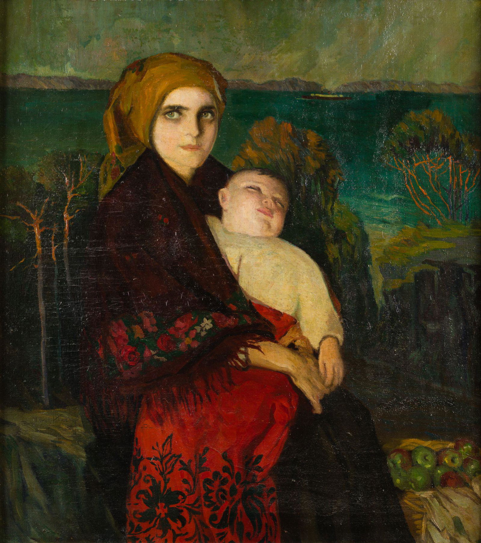 Oil on canvas Signed on the lower left Measurements: 85 x 76 cm (1 of 1)