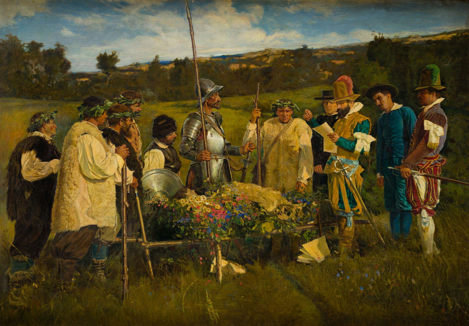 Oil on canvas Signed, located "Madrid" and dated (illegible) in the lower right corner Measurements: (1 of 1)