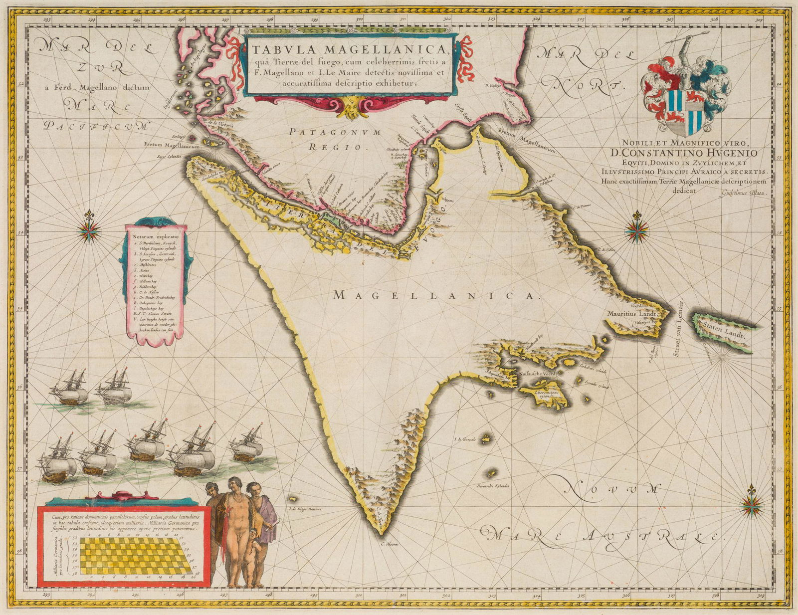 WILLEM JANSZOON BLAEU  Alkmaar (1571) / Amsterdam (1638)  "Tabula Magellanica" (1 of 1)