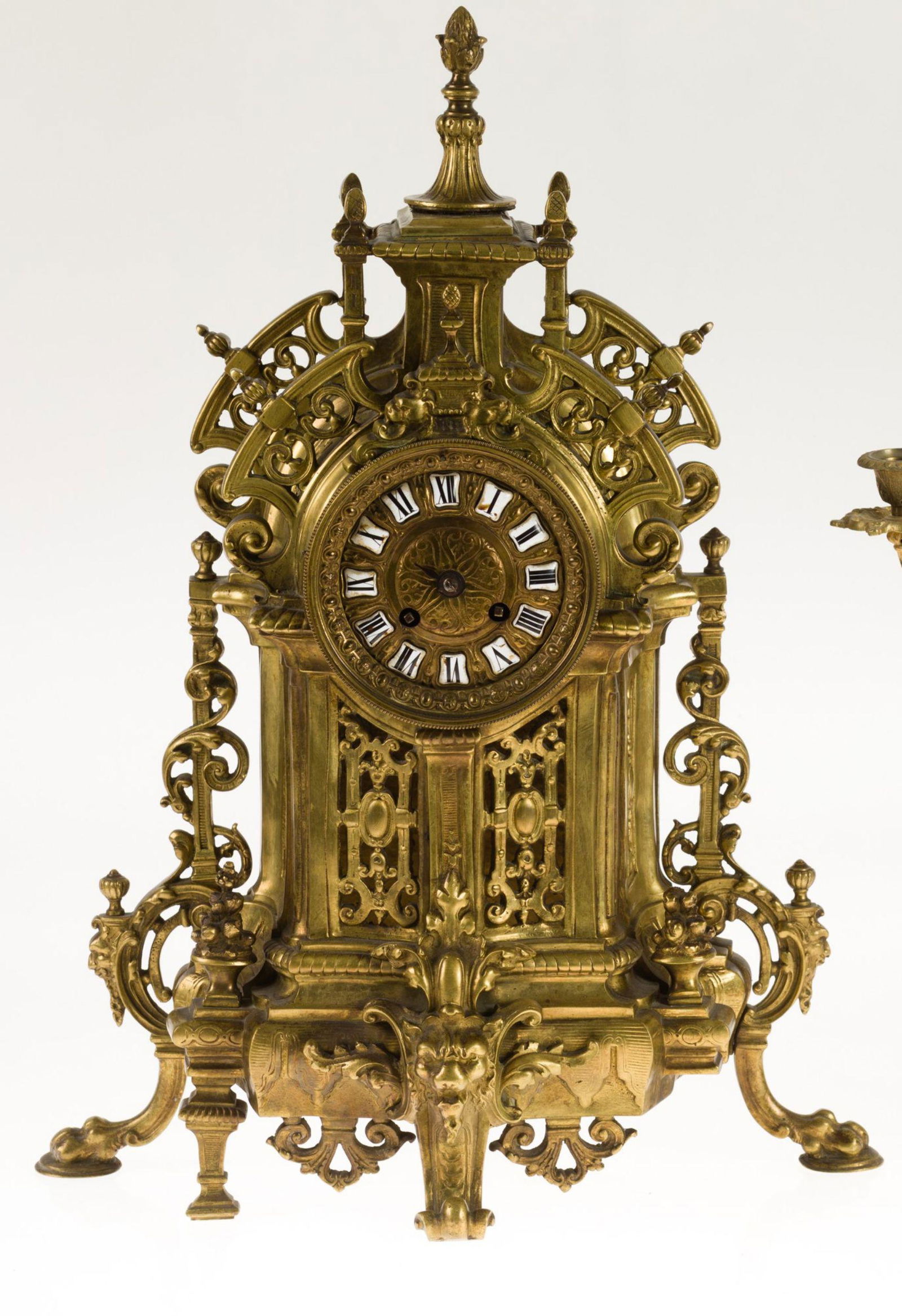 Napoleon III style clock, France, late  19th century (1 of 1)