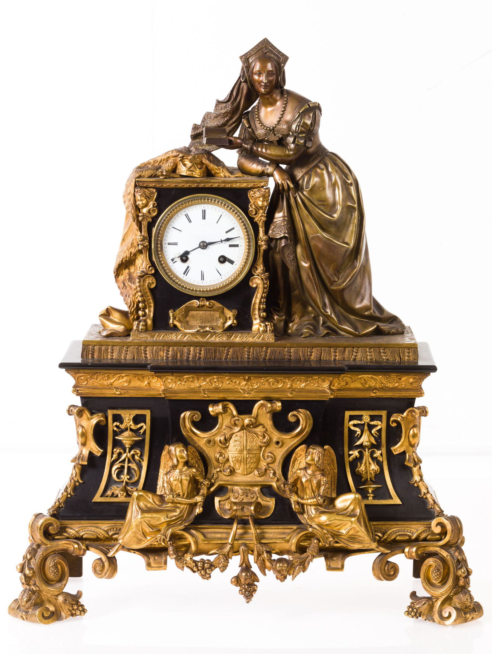 Table clock Louis Philippe, France, mid 19th century (1 of 1)