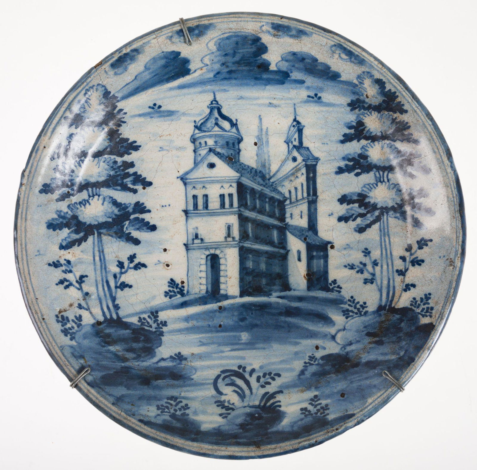 Talavera earthenware plate 18th century. (1 of 1)