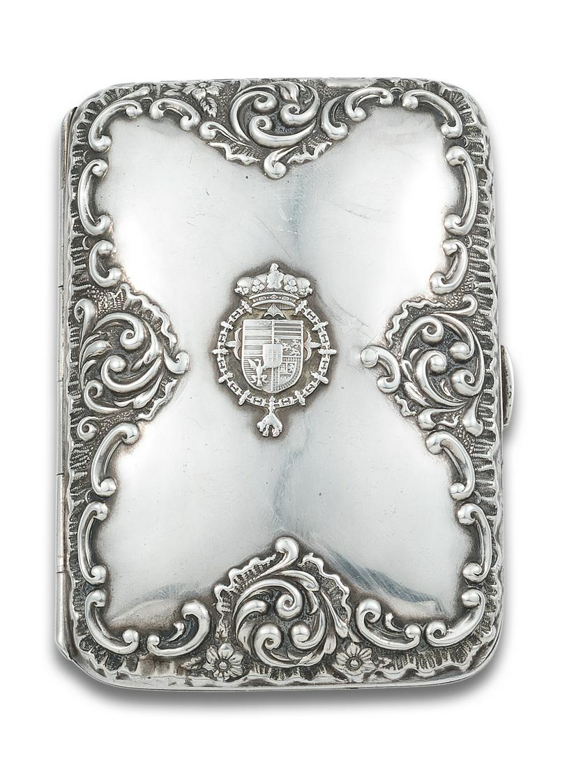 1904 STERLING SILVER CIGARETTE CASE (1 of 1)