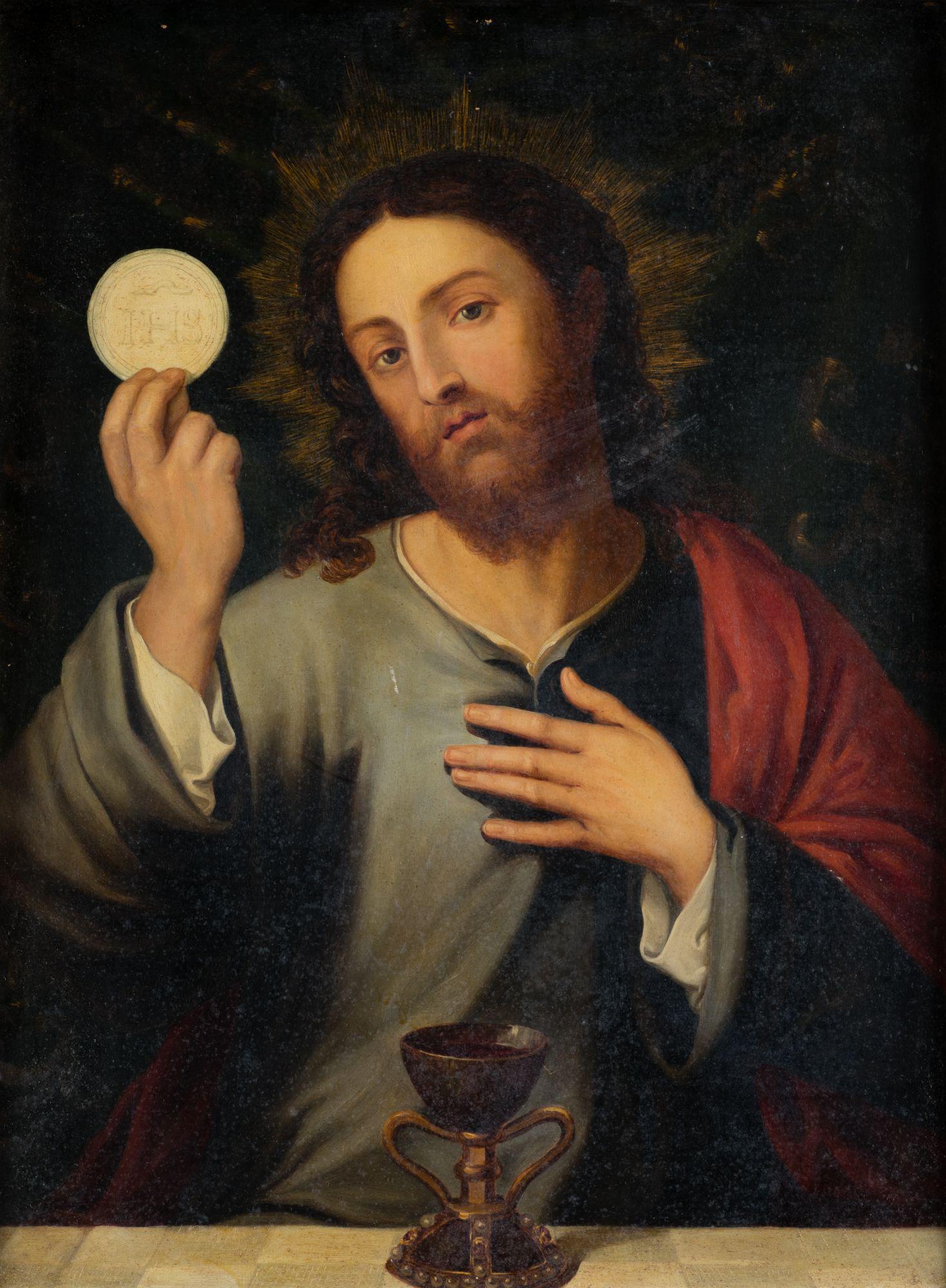 ANONYMOUS ( / Early 20th century) "The Savior with the Eucharist" (1 of 1)