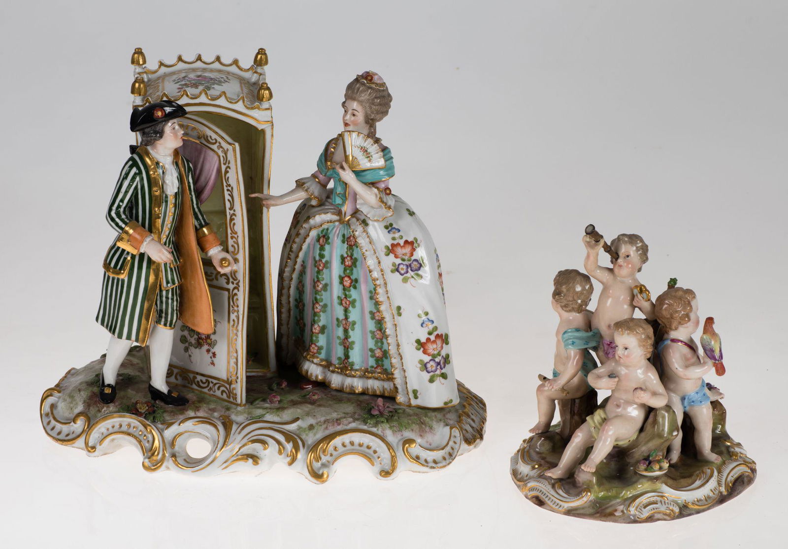 "Allegory of the senses", porcelain group, Meissen, early 20th century (1 of 1)