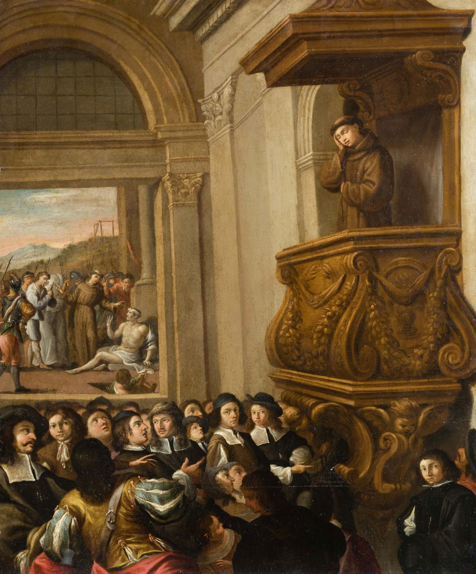 ANONYMOUS (2ND HALF 17TH CENTURY) "Dream of Saint Anthony" (1 of 1)