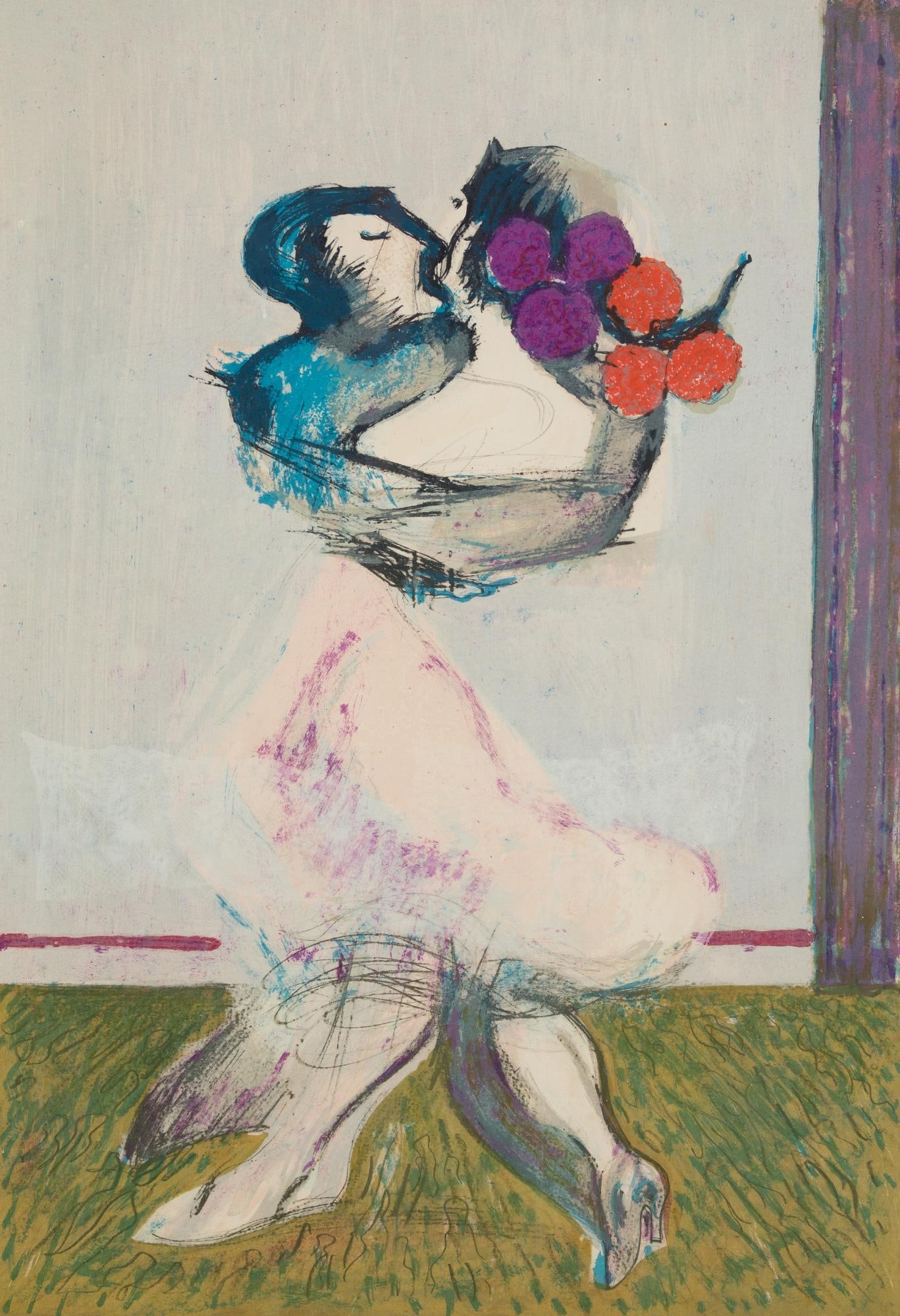 JUAN ALCALDE Madrid (1918) / (2020) "Tango": Lithograph Signed, titled and justified in pencil at the bottom XV/XL Measurements: Paper: 90 x 61 cm