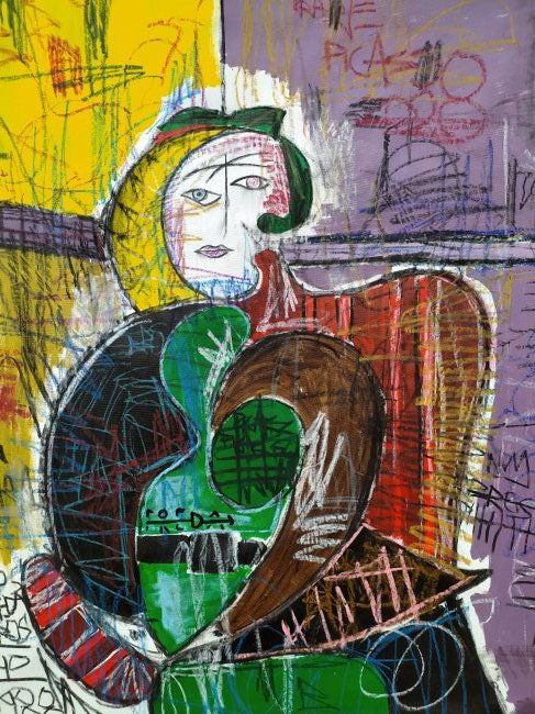 FREDA PEOPLE 'Rare Picasso' Original On Canvas (1 of 7)