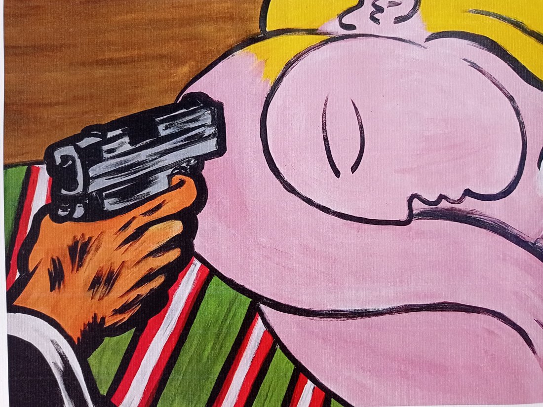 FREDA PEOPLE 'Killing Art' Screen Print: Killing ArtMedia: Laid paper 250g paper.Limited edition of 100 hand signed copies.Edition: 1/100Title: Killing ArtYear: 2021Style: Pop Art/Urban artSize: 42 x 30 cm 16 x 11 InchSigned on the front by 